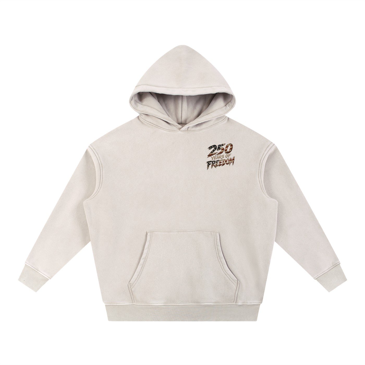 Snow Wash Fleece Oversize Hoodie
