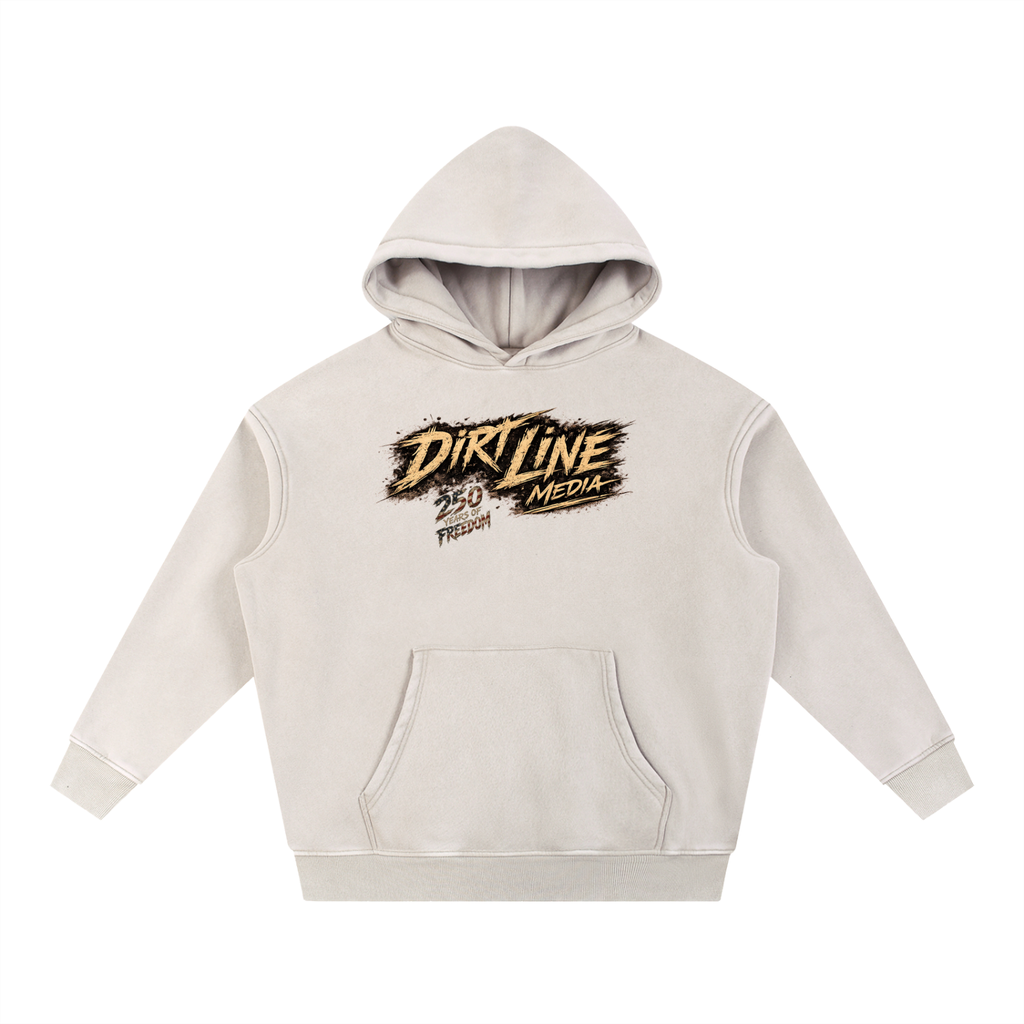 Cat eye washed Oversize Hoodie