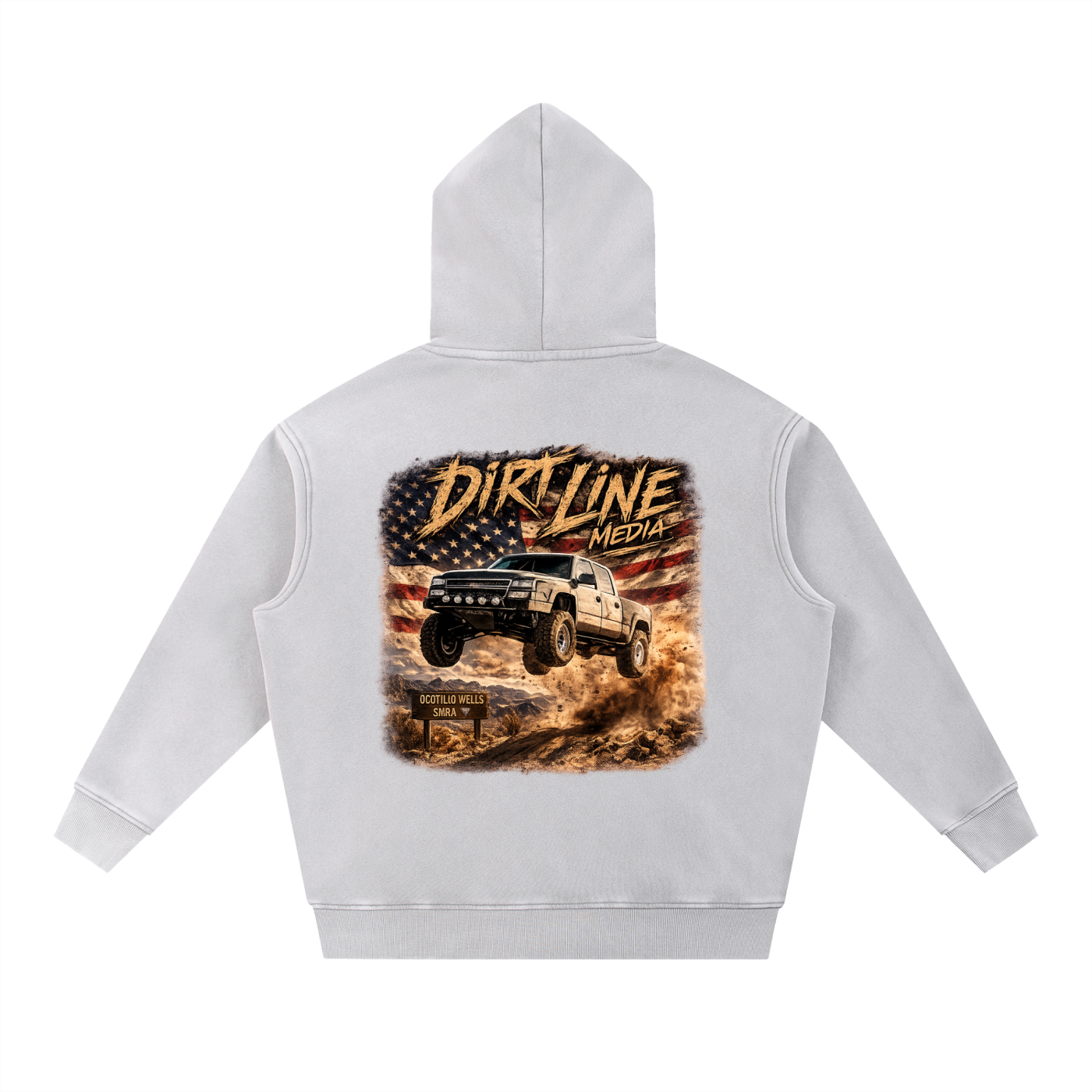 Cat eye washed Oversize Hoodie