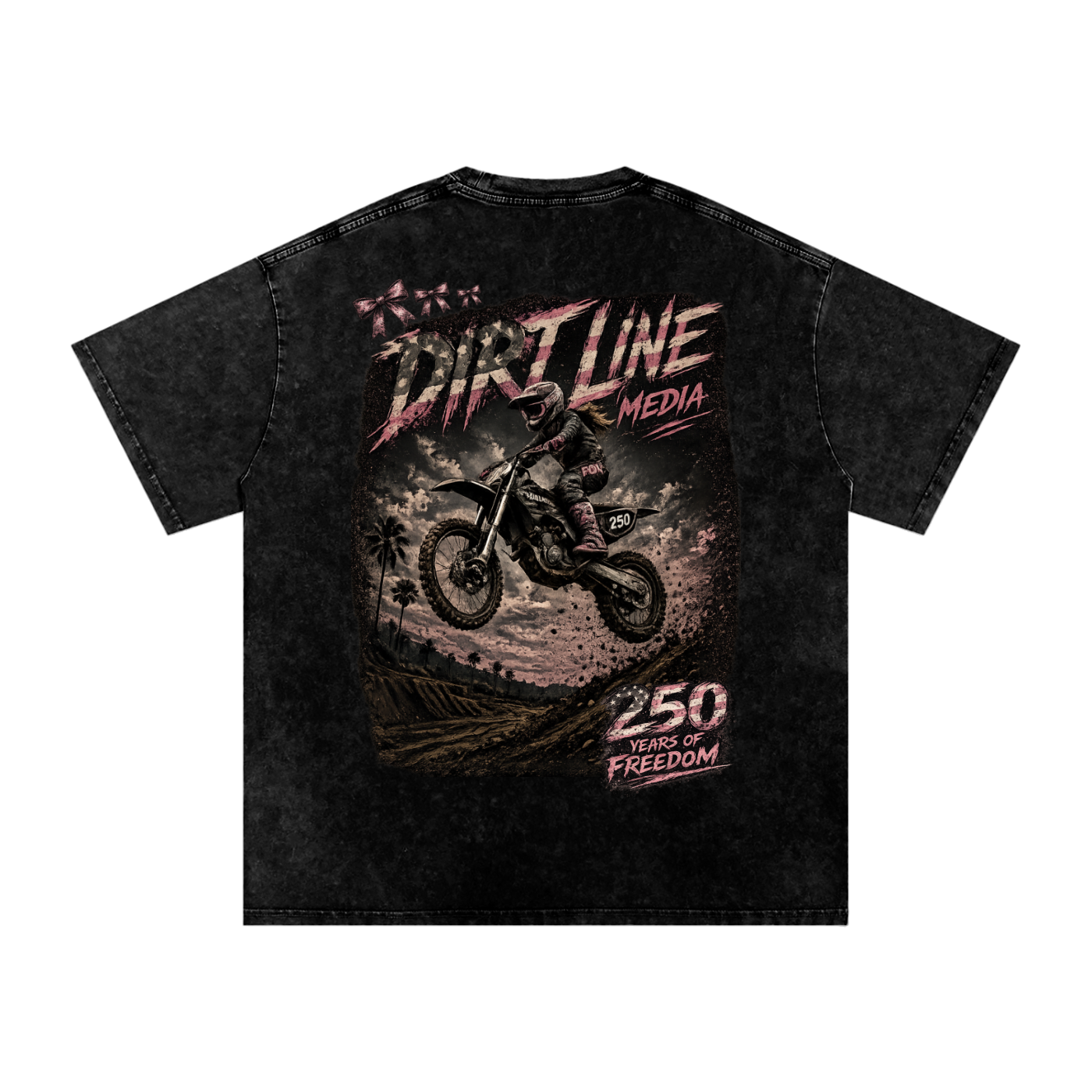 Breast Cancer Awareness Washed Oversized T-Shirt